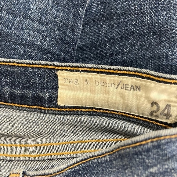 RAG & BONE Skinny Raw Hem Capri Jeans in Sonoma Size 24 - Picture 9 of 12